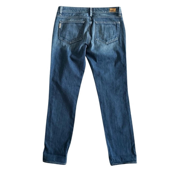 Paige Jimmy Jimmy distressed skinny Jeans women’s sz 27 gold  boho artsy unique - Picture 15 of 15